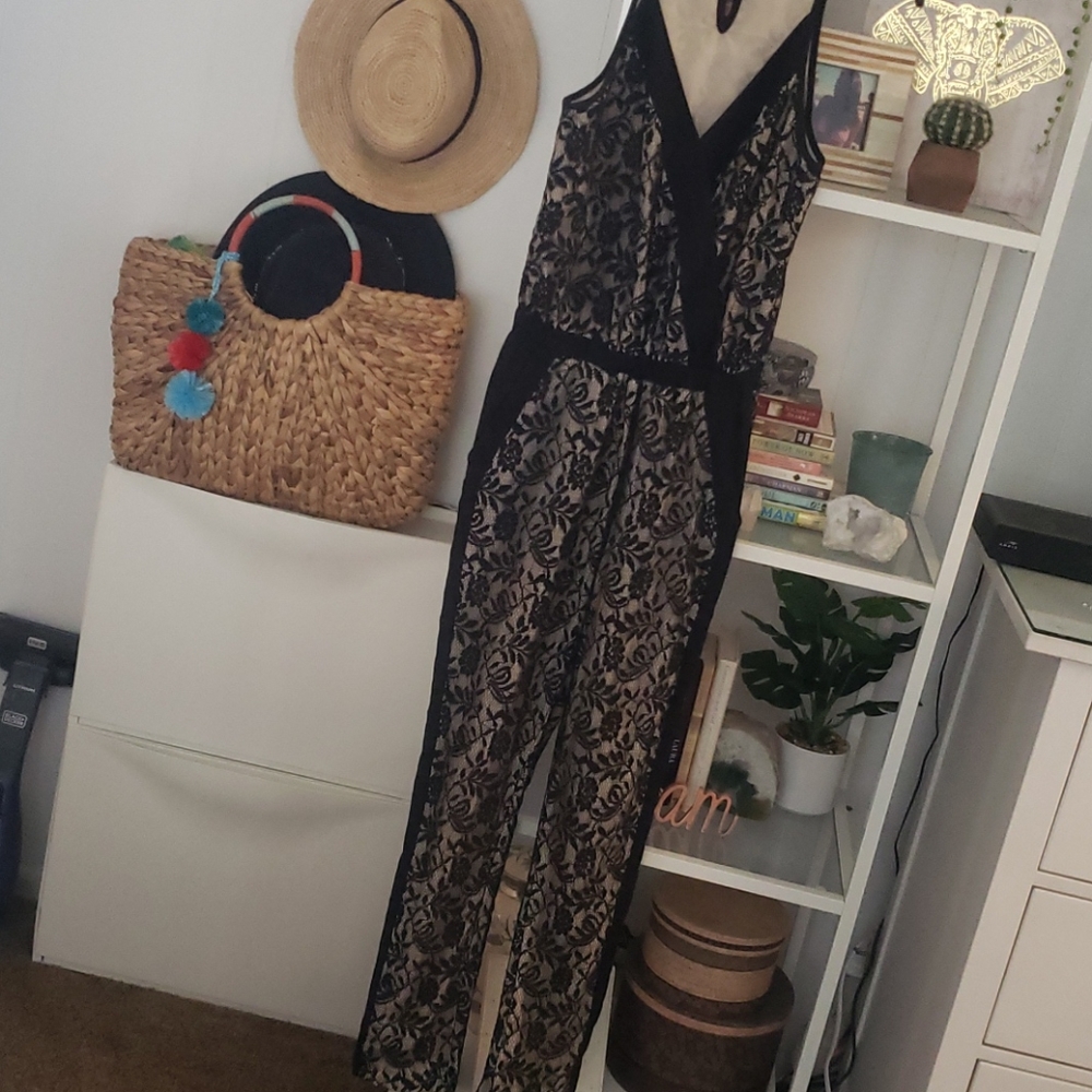 Black Lace Jumper